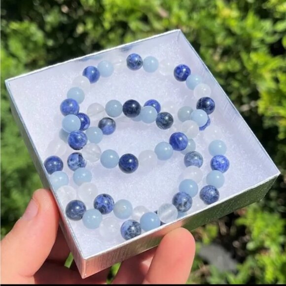 Positive Energy Protection & Healing Gemstone Crystal Bracelet Jewelry - Picture 4 of 8